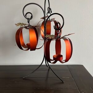 Fall decor tea light pumpkins 🎃